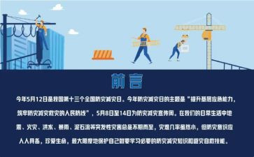2024防灾减灾工作总结报告6篇