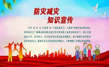防灾减灾股工作总结模板6篇
