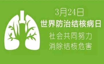 结核病防治日宣传活动总结5篇