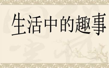童年趣事的作文500字推荐5篇