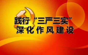 三严三实的体会心得模板8篇