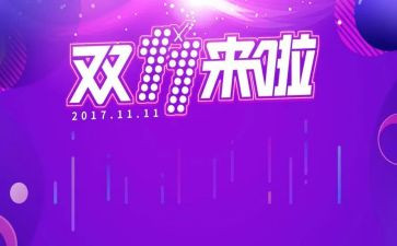 双十一心得体会8篇