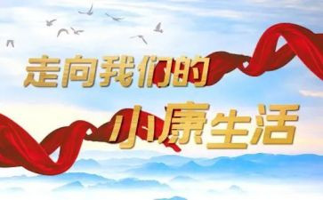 关于小康心得体会5篇