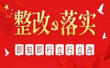 自查整改报告模板8篇
